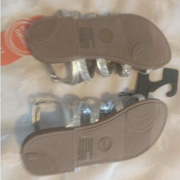 WONDER NATION GIRLS RHINESTONE FASHION STRAP SANDALS NEW WITH TAG LITTLE GIRL 11 - Picture 2 of 7
